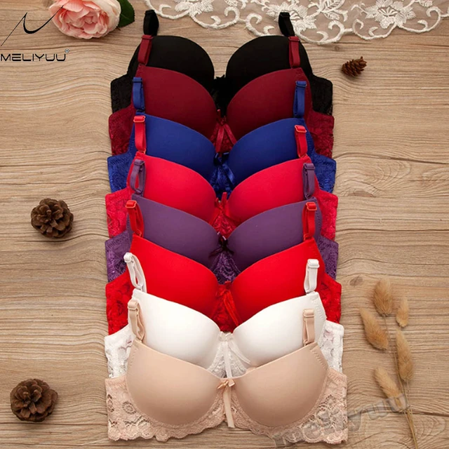Young Girl Bra Push Up Lingerie Lace Brassiere Spandex Everyday Fashion  Women Underwear BH Top AA A B C Cup - AliExpress
