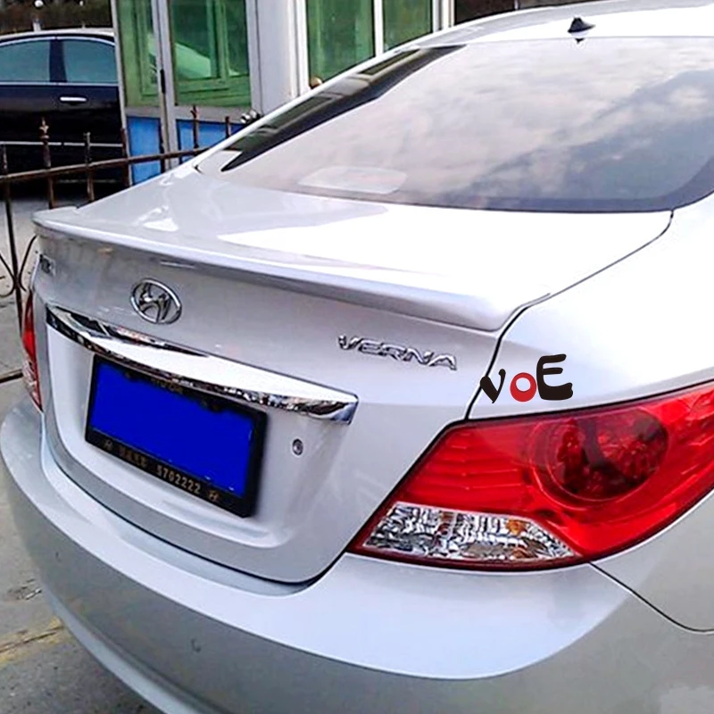 Задний спойлер Verna для Hyundai АБС пластик 2010 2012 2013 2014 2015|abs extrusion|spoiler for mazda 3abs case |