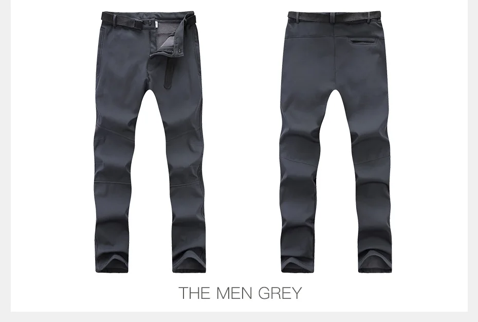 Warm Winter Hiking Pants Waterproof Anti-tear Outdoor Trekking Pants Men's Hunting Pants Women's Sports Pants (10)