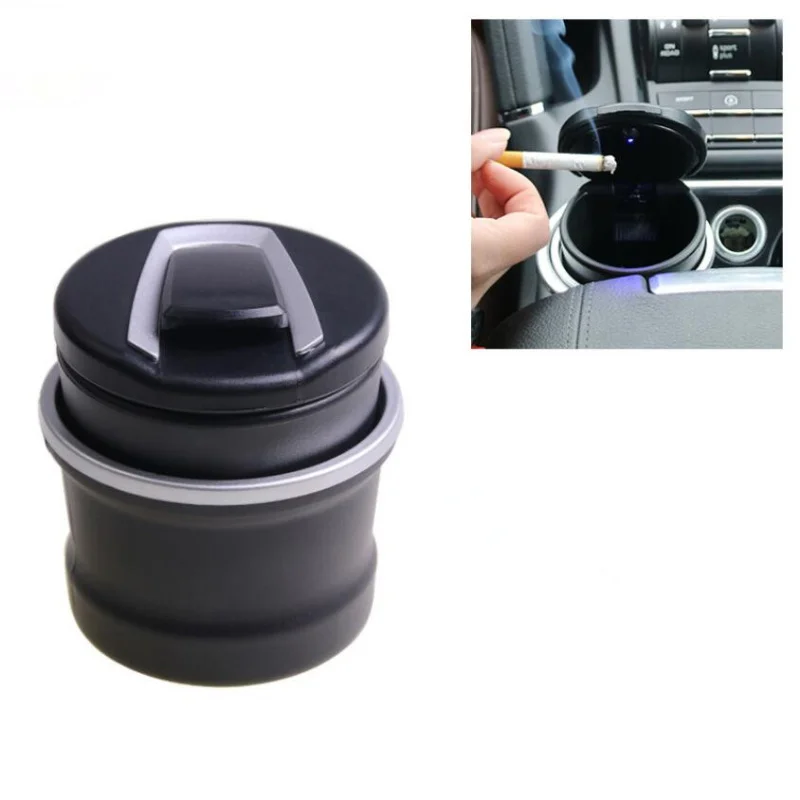 Пепельница со светодиодный подсветкой для Ford Focus Kuga Fiesta Ecosport Mondeo Escape Explorer Edge Mustang