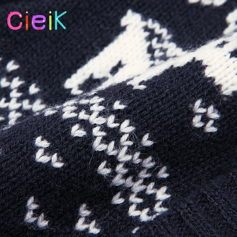 CieiK Baby Girl Outwear Knitted Children Hooded Sweater Christmas Winter Boy Clothes Newborn Jacket Casaco Infantil Kids Coat (11)