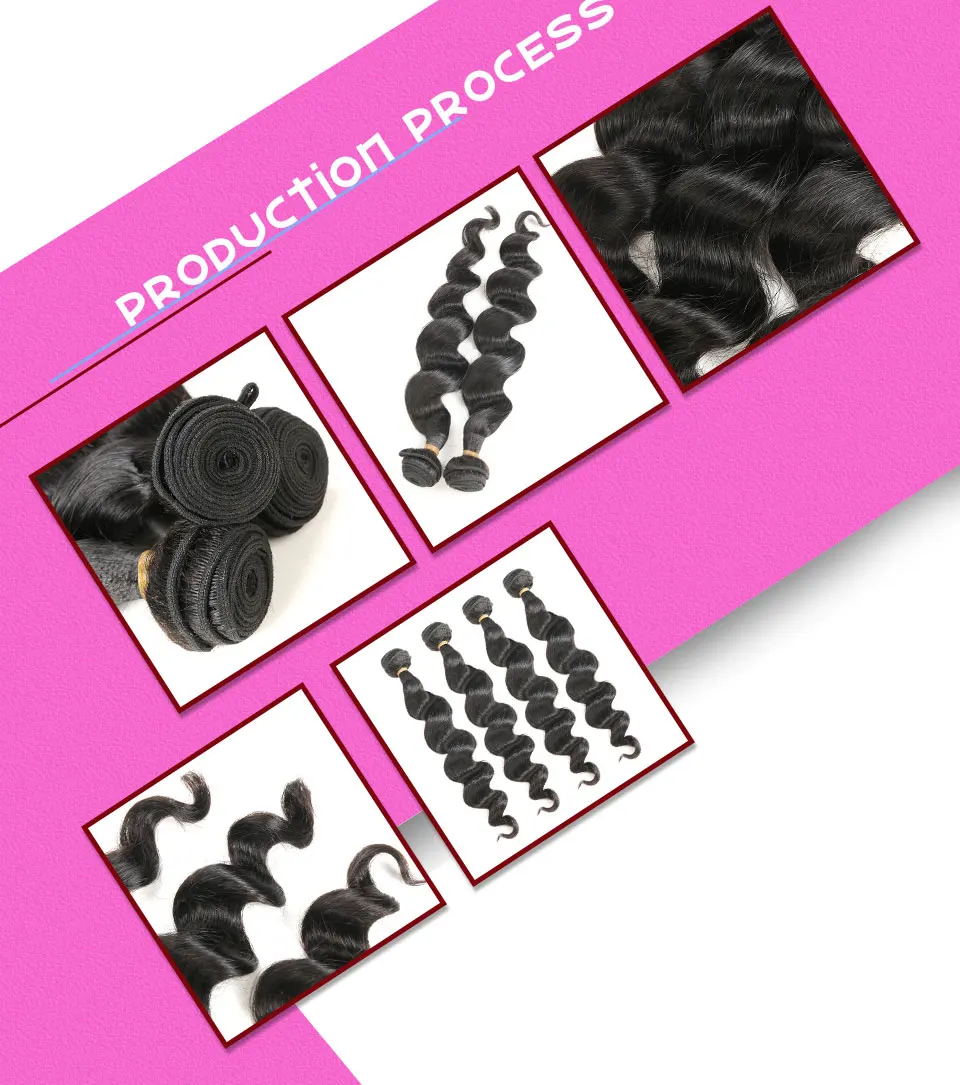 Hair Villa Peruvian Loose Wave Virgin Hair Natural Color Human Hair Weave Weft For Salon Low Ratio Longest Hair PCT 15%  (12)