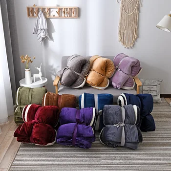 

Summer luxurious olid Color Flannel Coral Fleece Blanket Super Soft Nap Warm Easy Wash Adult children Blanket wedding gifts