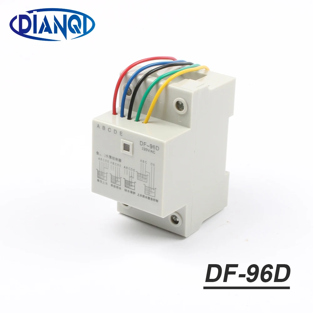 

DF-96D DF96D automatic water level controller Pump Controller Cistern Automatic Liquid Switch 220V Din Rail =