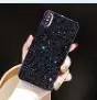 Easterm роскошный полный алмазный блестящий чехол для iPhone 6 6P 7P X 8 8Plus чехол XR XS MAX - Цвет: Black