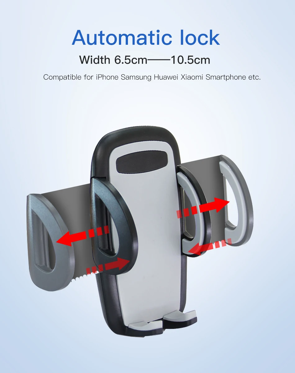 !ACCEZZ Car Phone Holder For iphone X 8 7 XR XS MAX Huawei Samsung Xiaomi Universal Car Gravity Sucker Smart Phone Stand Bracket (3)