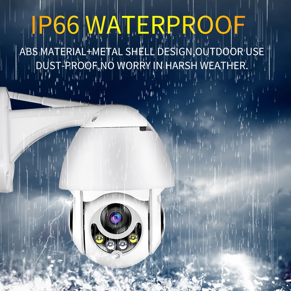 WIFI камера наружная HD 1080P 2MP IP беспроводная PTZ скоростная купольная CCTV безопасности