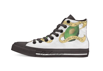 

It's an Avocado! Novelty Design Casual Canvas Shoes Custom shoes Drop Shipping