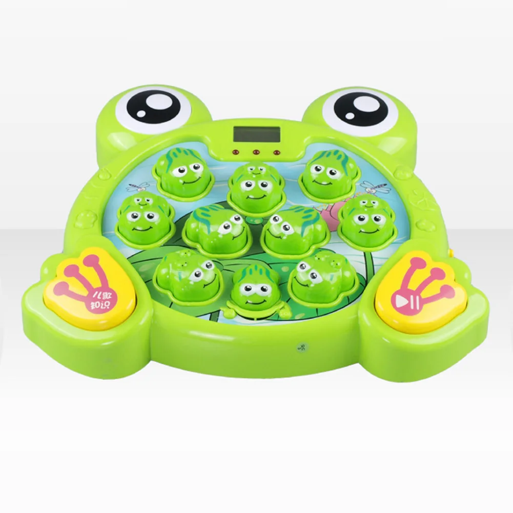  Hot Sale Whack Lambaste Frog Attack Hit Frog Electronic Baby Kids Sound Toys whack Frog Game knock 