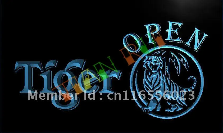 

LA063- Tiger Beer OPEN Bar LED Neon Light Sign