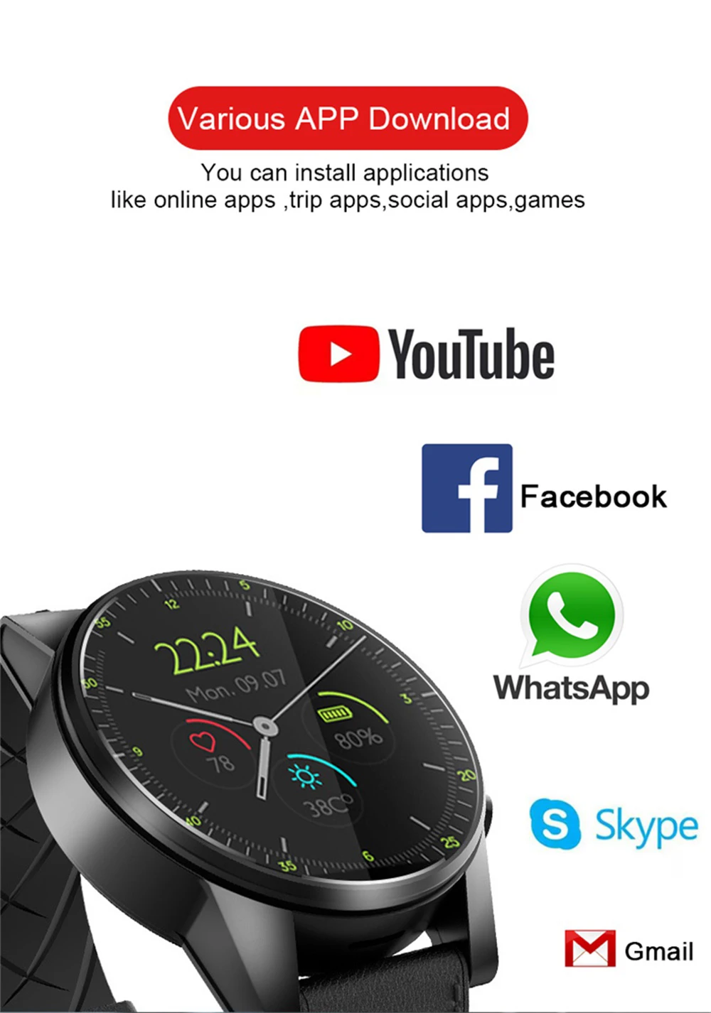 X360 4G LTE Android 7,1 Смарт-часы 1,6 дюймов Большой экран круглый WiFi gps Sim карта 4G Smartwatch телефон монитор сердечного ритма камера