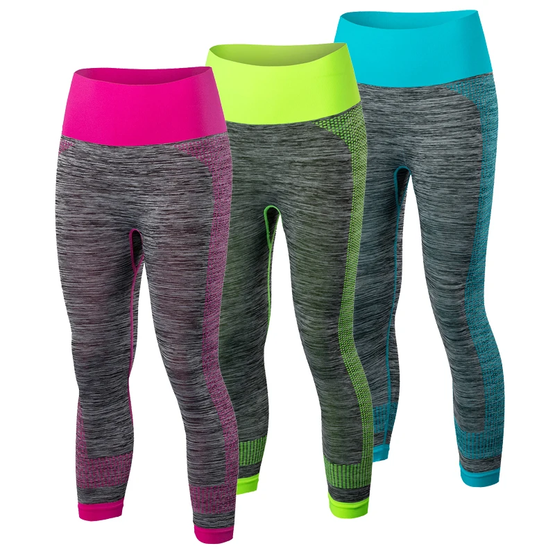 

Women Sexy Sport Running Pants Gym Tights Fitness Leggings Quick Dry Trousers Elastic Capris Ropa Deportiva Women Yoga Pants
