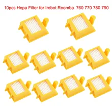 10pcs Hepa Filter Clean Replacement Tool Kit Fit for iRobot Roomba 700 Series 760 770 780