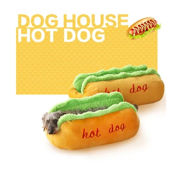 

Winter Warm Pet Dog Beds for Small Medium Large Dogs Cute Hot Dog Pet House Soft Plush Pet Kennel