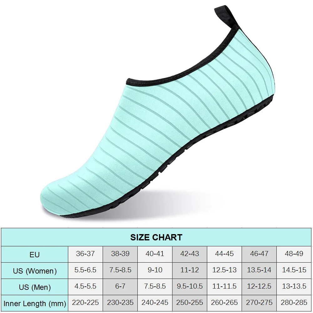 Мужская и женская обувь для водных видов спорта; обувь для плавания; Быстросохнущий ультра-светильник; быстросохнущие босиком; носки Аква для пляжный плавательный для серфинга, йоги