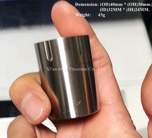 

Titanium TC4 Waterproof EDC Empty Capsule Pill Box Anity-alleric Anticorrosion 43g Primary / Blue Colors