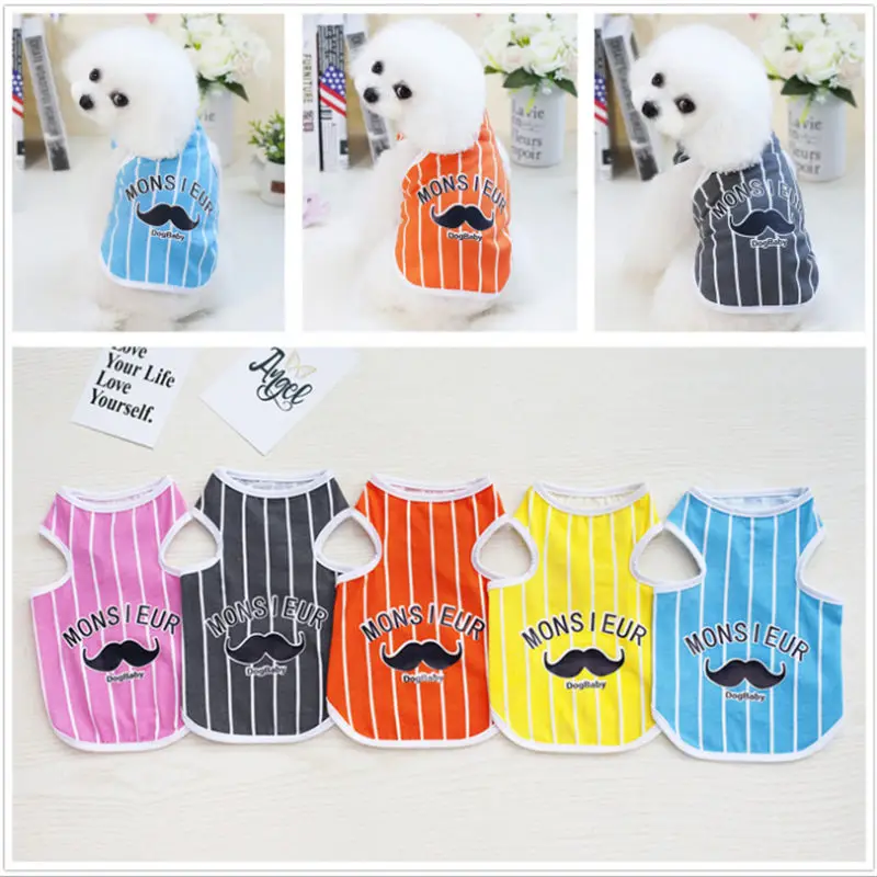 

Summer Spring Dog Clothes for Dog Pet Coats Small Large Dogs Clothing Puppy tshirts Vest Cat Jacket Pet Apparel