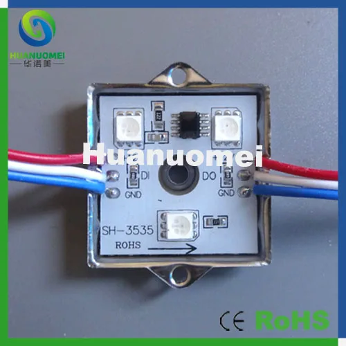 

UCS1903 chip SMD3led 5050 led module rgb led pixel light ,IP67 waterproof,5x20pcs/bag