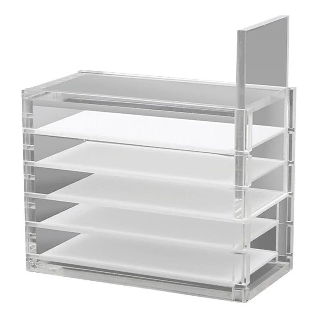 

False Eyelashes Storage Box 5 Layers Acrylic Pallet Lash Holder For Eyelash Extension Individual lash Volume Display Tools