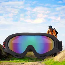 Вишня Брендовые очки для катания на лыжах и двухслойные UV400 Анти-туман большой Лыжная маска очки для лыжного спорта мужские и женские зимние очки для катания на сноуборде