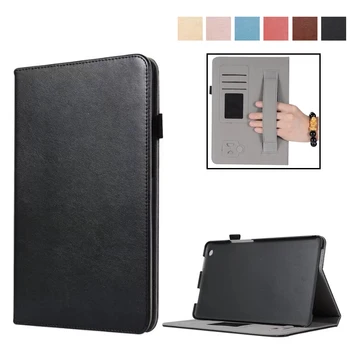 

Luxury Case For Huawei Mediapad M3 Lite 8.0 Cover Funda Tablet CPN-W09 CPN-AL00 8" Cases PU Leather Hand Holder Flip Stand Shell