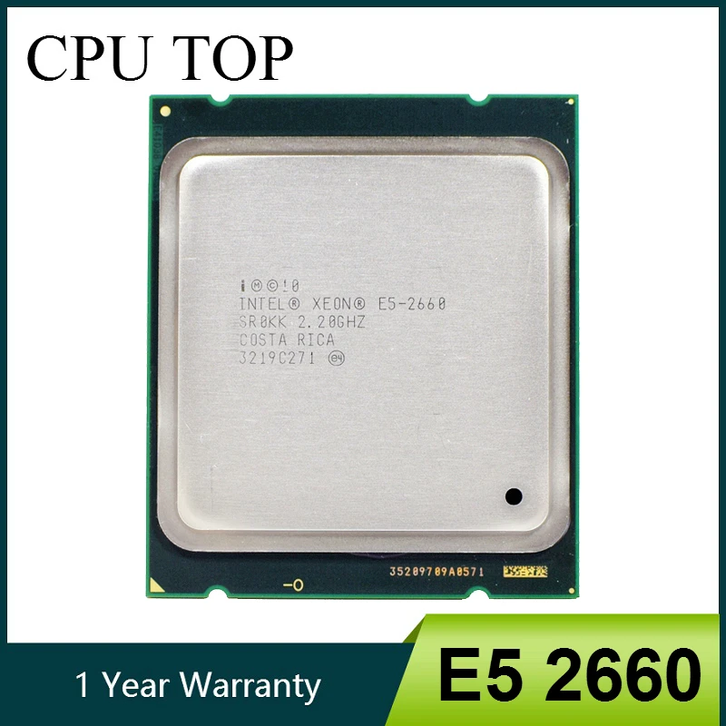 

INTEL XEON E5-2660 SR0KK C2 CPU 8 CORE 2.20GHz 20M 8GT/s 95W PROCESSOR E5 2660