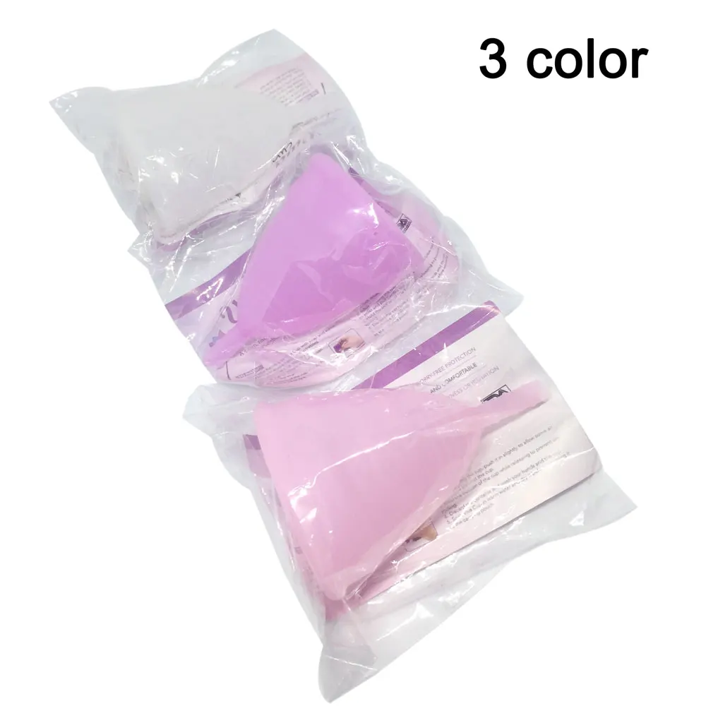 1Pcs box-packed Medical Grade Silicone Menstrual Cup for Women Feminine Hygine Product Health Care Anner Cup