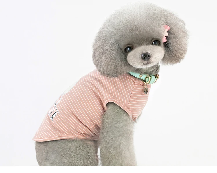 Одежда для маленькой собаки жилет Pet майка для собаки Топы Йоркширский терьер Чихуахуа пуделя кошки Щенок Костюмы Лето дропшиппинг