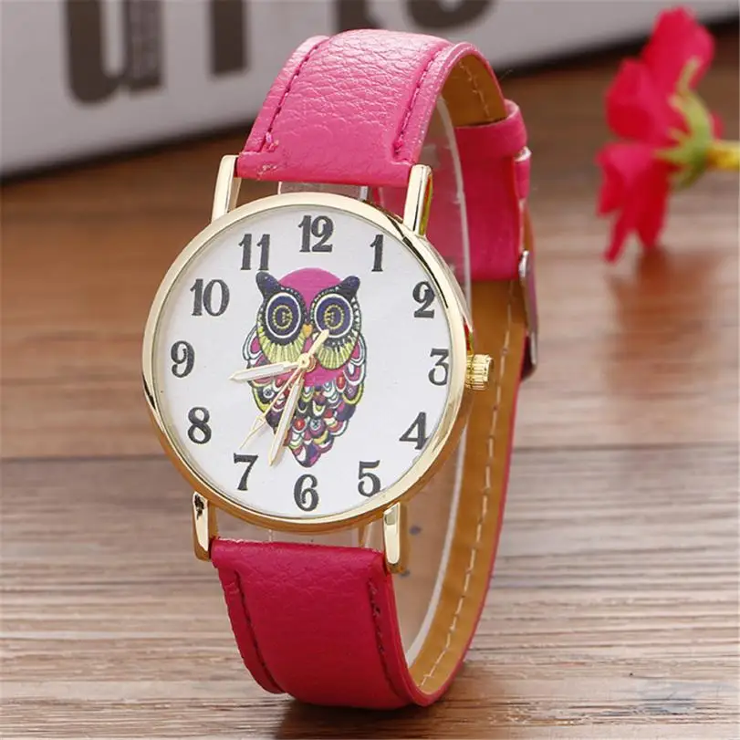 leather wrist watch for ladies