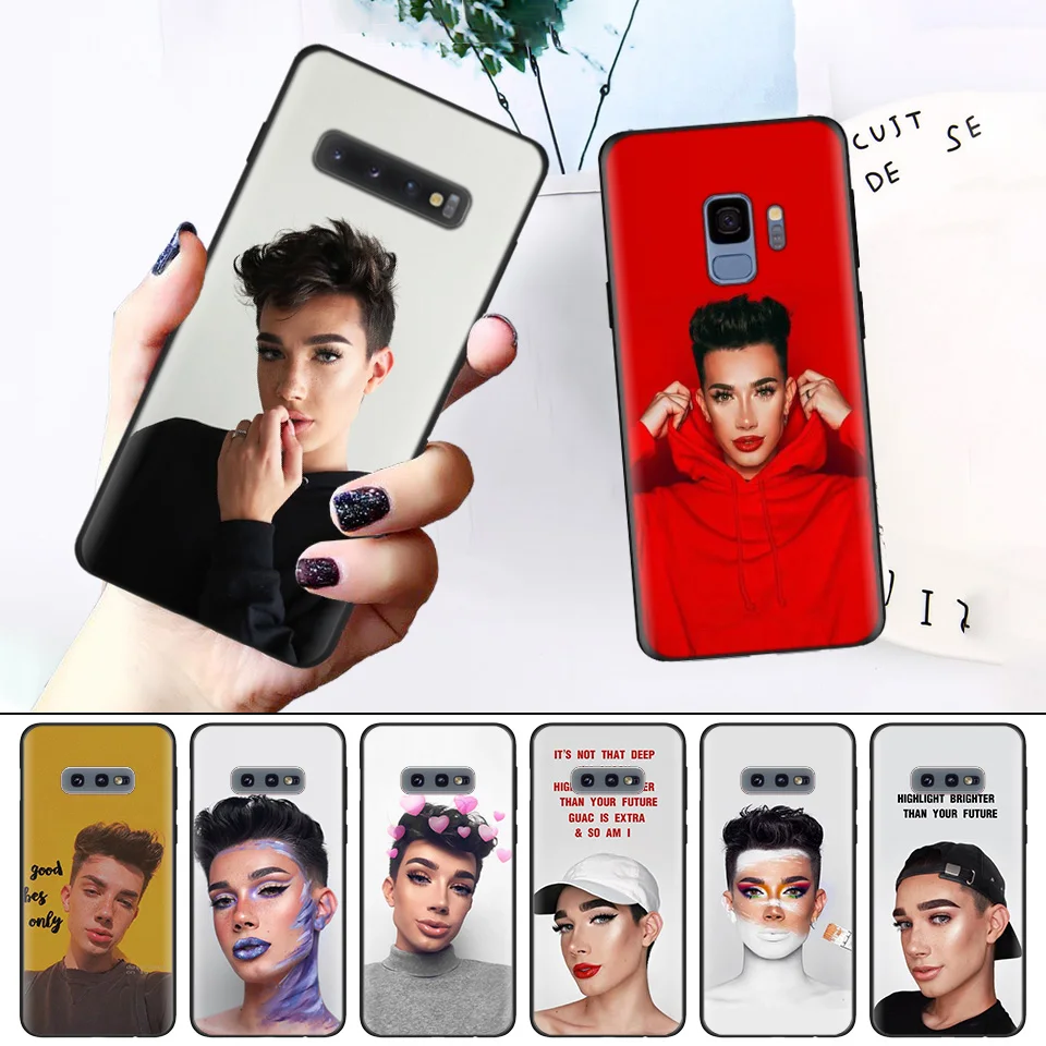 

Phone Pattern for Samsung Galaxy S8 S9 S10 S10e S10 Plus M20 S6 S6edge S7 S7edge Silicone Soft Case Cover Coque James Charles