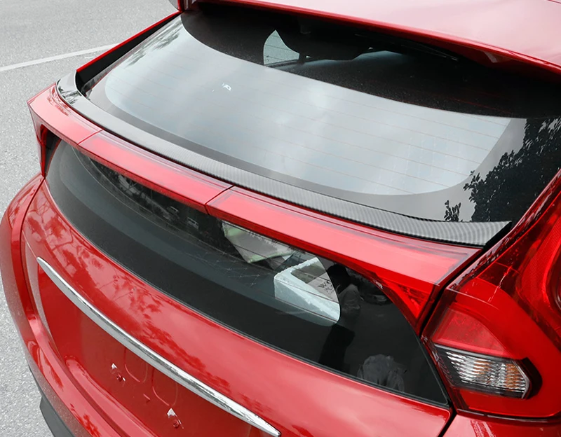 Стайлинга автомобилей 1 шт. ABS Пластик автомобиль спойлер заднего багажника, крыла литья отделка Декоративная Крышка Накладка для Mitsubishi Eclipse Cross