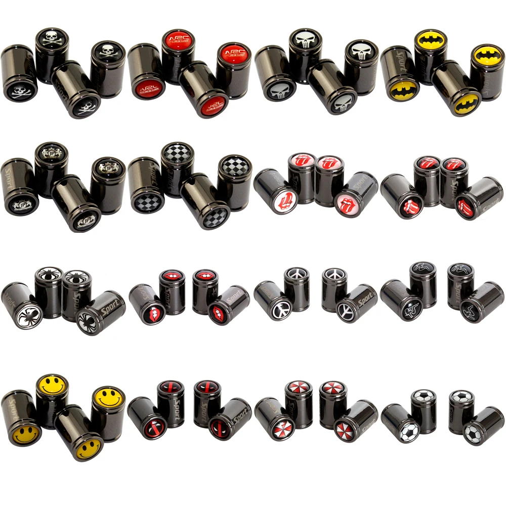 

Auto Decoration For Honda Peugeot 206 Ford Toyota Mercedes Range Rover Volkswagen Sport Valve Caps Wheel Air Cover Rim Stickers