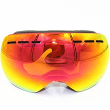 Professional Ski Goggles Men Women Anti-fog 2 Lens UV400 Adult Winter Skiing Eyewear Snowboard Snow Goggles Set Full color