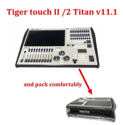 Tiger touch dmx контроллер V11 Tiger Touch II 2 осветительная консоль Tiger Touch dmx консоль с flycase