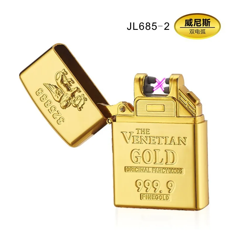 Latest Rechargeable Windproof Cigarette font b Usb b font Arc Lighter Plasma Flameless Electric Fashion Plasma