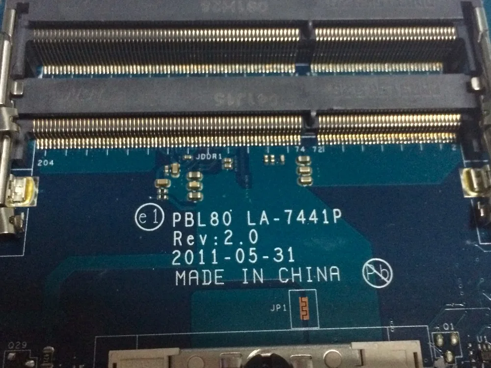 For Asus K93SV X93SV X93S laptop motherboard mainboard PBL80 LA-7441P REV 2.0 GT540M GT 540M N12P-GS-A1 7