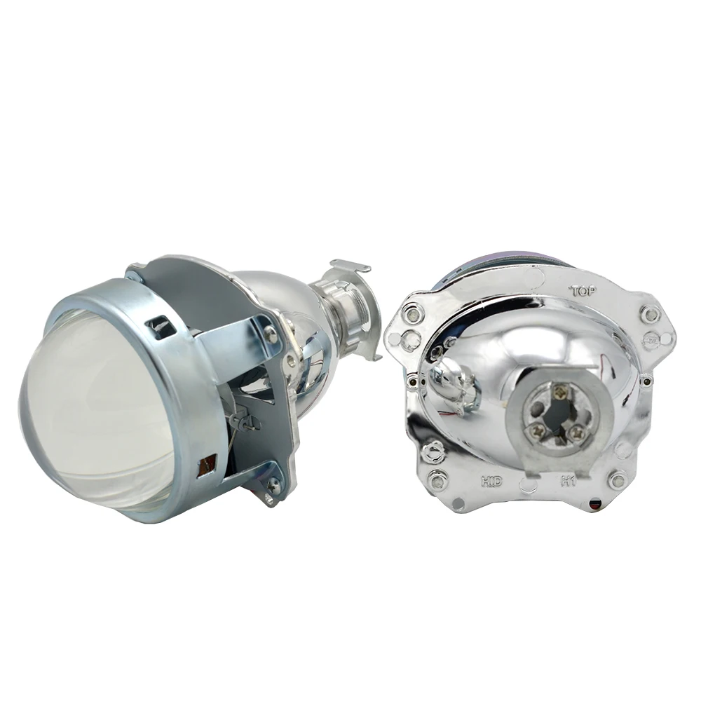 3,0 дюймовый спрятанный проектор bixenon объектив led день бег DRL ангельские глазки автомобильный монтажный комплект подходит для h1 h4 h7 для металла