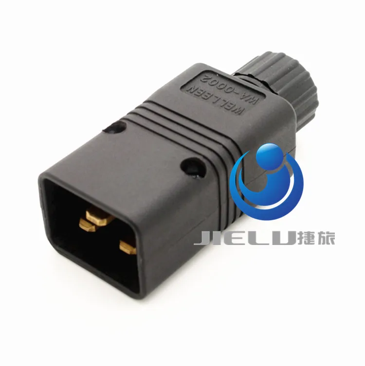 

50 pcs,UPS Power IEC Male C20 Plug Power Cord Cable Plug Rewirable 16A / 250V
