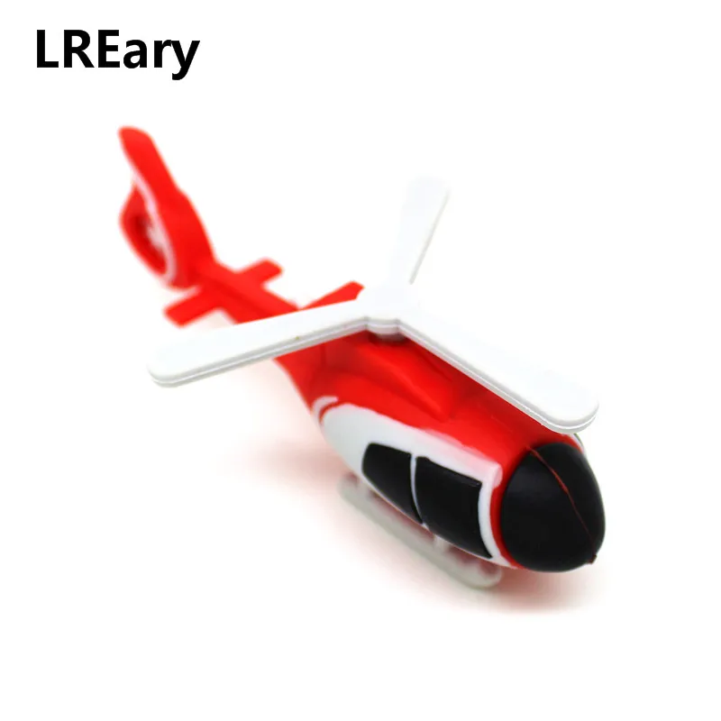 The new design U disk cartoon Helicopter model USB flash drive 4GB 8GB pen drive 16GB 32GB 64GB Pendrive aircraft memory stick