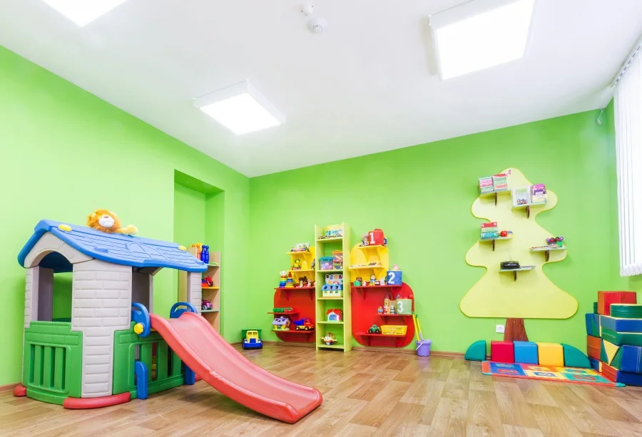 

Laeacco Baby Child Play House Toy Interior Photography Backgrounds Customized Photographic Backdrops For Photo Studio