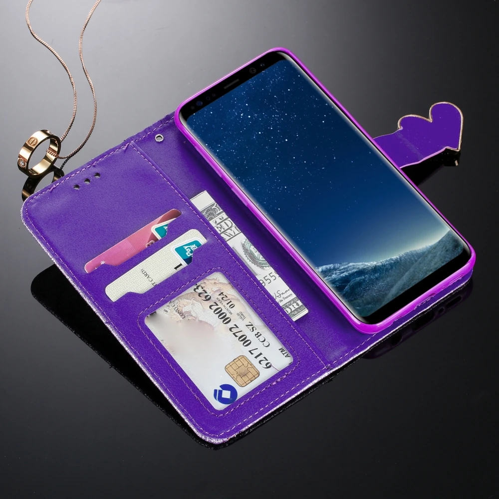 L FADNUT для Samsung A7 2018 чехол A5 A6 Plus A8 с откидной крышкой и подставкой кожаные чехлы Galaxy