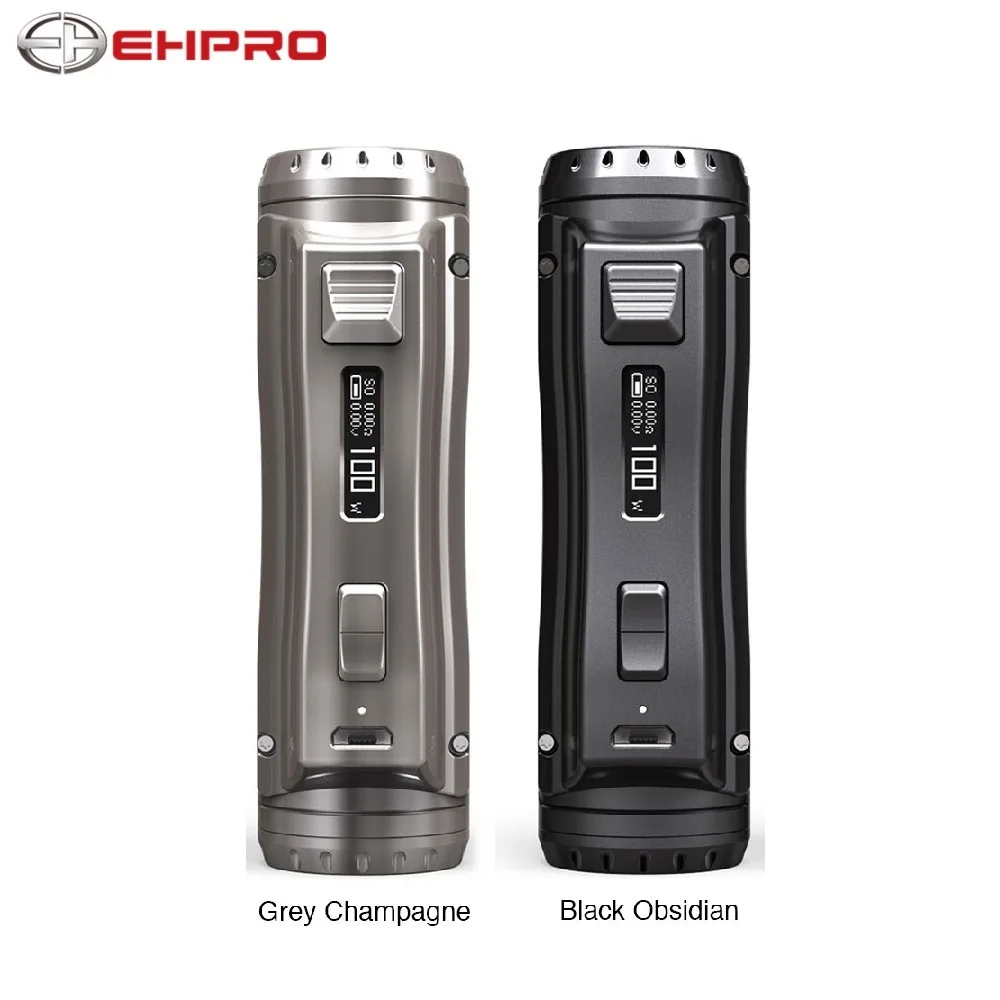 

Original Ehpro Cold Steel 100 120W TC Box MOD Fast Firing Speed E-cig Vaping Mod Powered by 18650/20700/21700 Battery Vs Drag 2