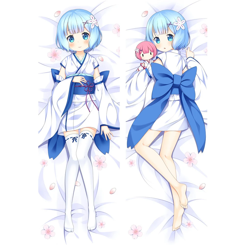 Чехол с изображением японского аниме Re:Zero Rem Dakimakura Emilia|sexy pillow cases|pillow casezero cases |