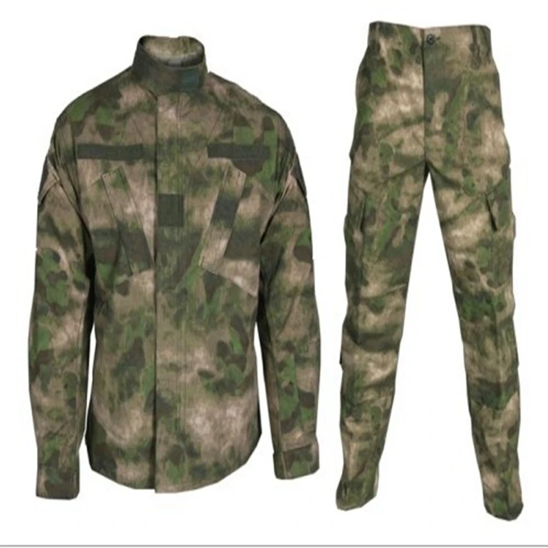 Уличная A-TACS FG камуфляжная охотничья тренировочная тактическая форма военная одежда боевые наборы куртка брюки охотничья походная одежда