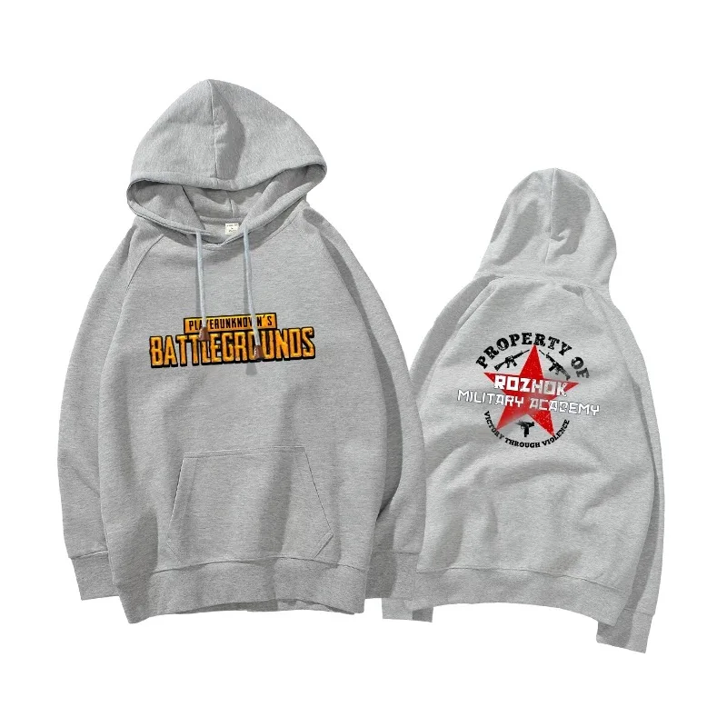  [STOCK] 2018 Game PUBG Playerunknown's Battlegrounds Cosplay Costume Five Star Long Sleeve Hoodies 