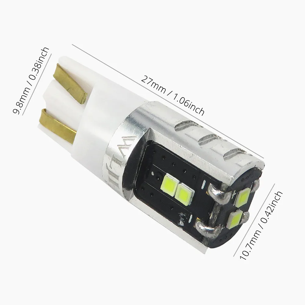 Высококачесветодиодный Светодиодная лампа WLJH 2x W5W T10 168 194 для багажника