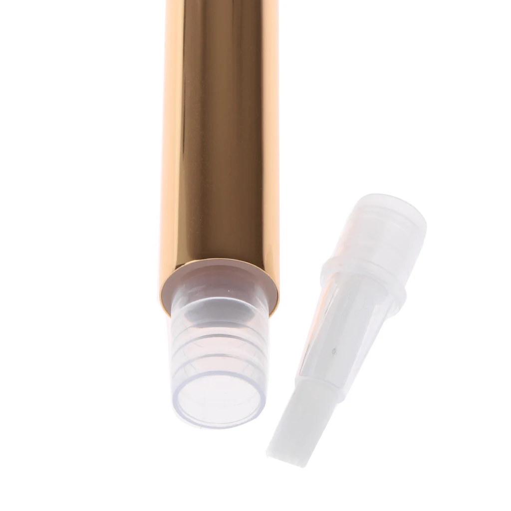 10Pcs 3ml Travel Tube Cuticle Oil Container Empty Twist Pen With Brush Uses For Filling Lip Gloss Nail Nutrition Oil