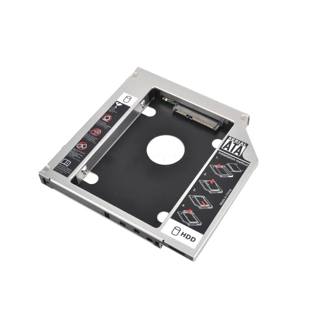 Kebidu Sata 2," SSD HDD HD драйвер жесткого диска внешний 2nd Caddy Sata 3,0 Корпус для 12,7 мм CD DVD rom Оптический отсек