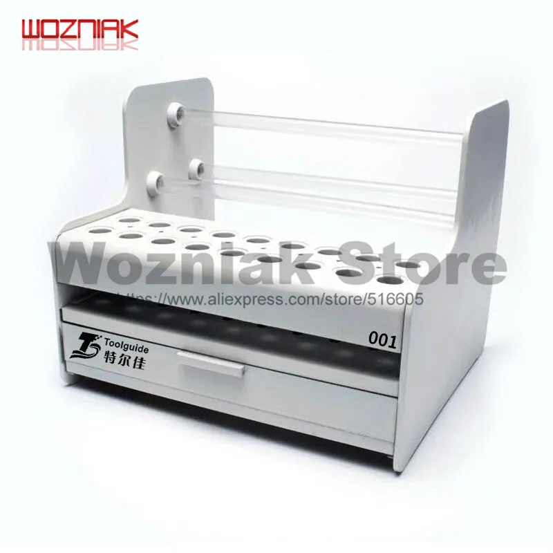 Mainframe parts storage box mobile phone maintenance Component box screwdriver tweezers tool box Maintenance accessories rack