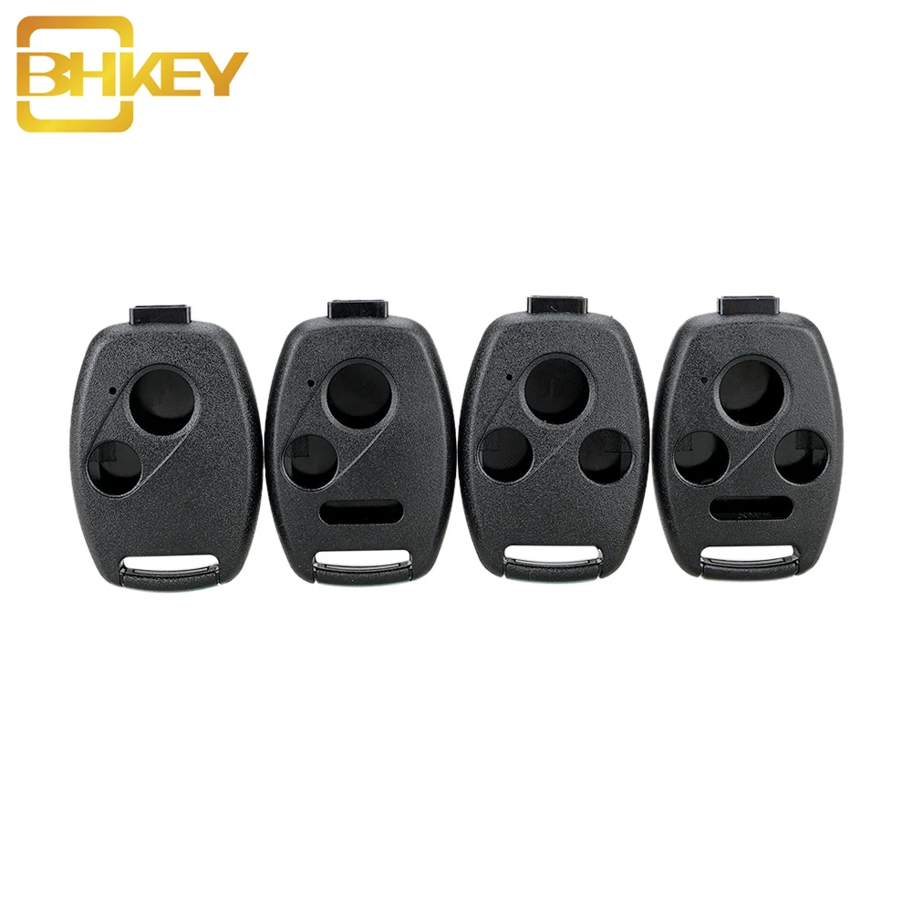 

BHKEY 2/3/4Buttons Remote Car key shell Fob For Honda Accord Civic CRV Pilot Insight key shell Case
